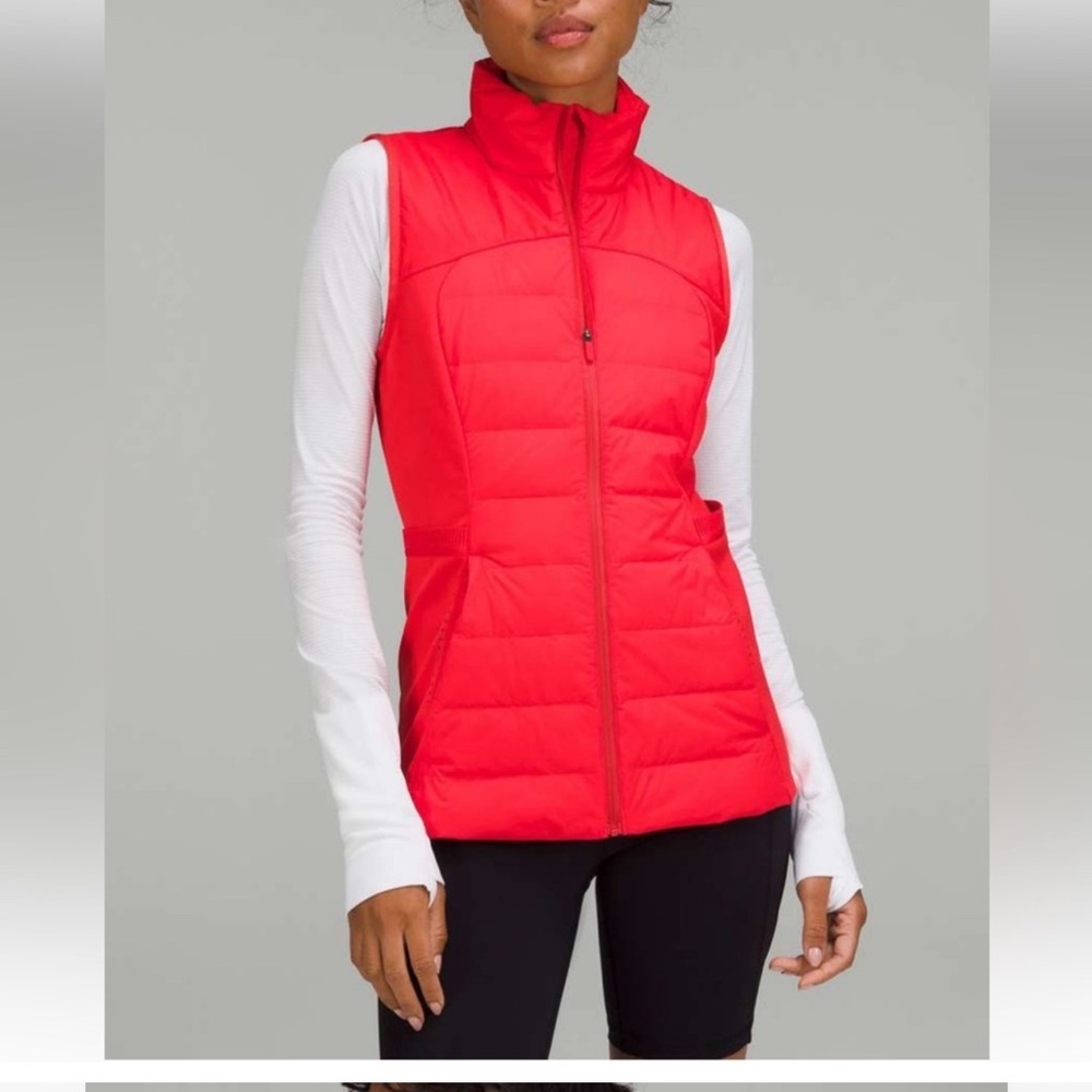 Lululemon Athletica Vibrant Red Down for it Vest